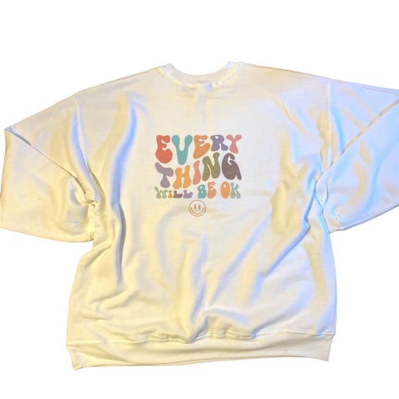 Stronger than trauma mental health graphic crewneck sweatshirt oversized XL - Picture 7 of 10